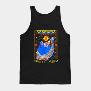 Cinco De Mayo - Folklorico Dancer Tank Top